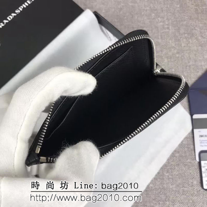 PRADA普拉達 官網同步 2018最新摩登態度系列 男士卡片夾 2MC021 DD1341